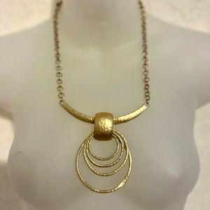 Chico’s gold statement necklace